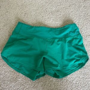 Lululemon Athletica Kelly Green Athletic Shorts